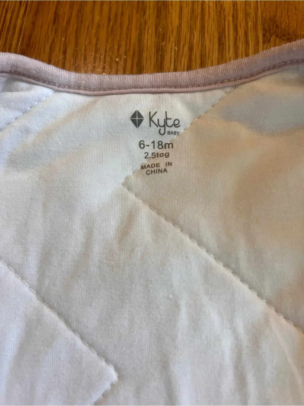 Kyte Sleep Sack Walker 6-18 month 2.5 TOG Light Pink